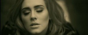 Adele singing Hello